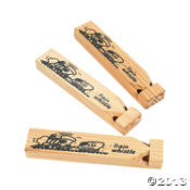 Wooden Train Whistles<br>1dozen